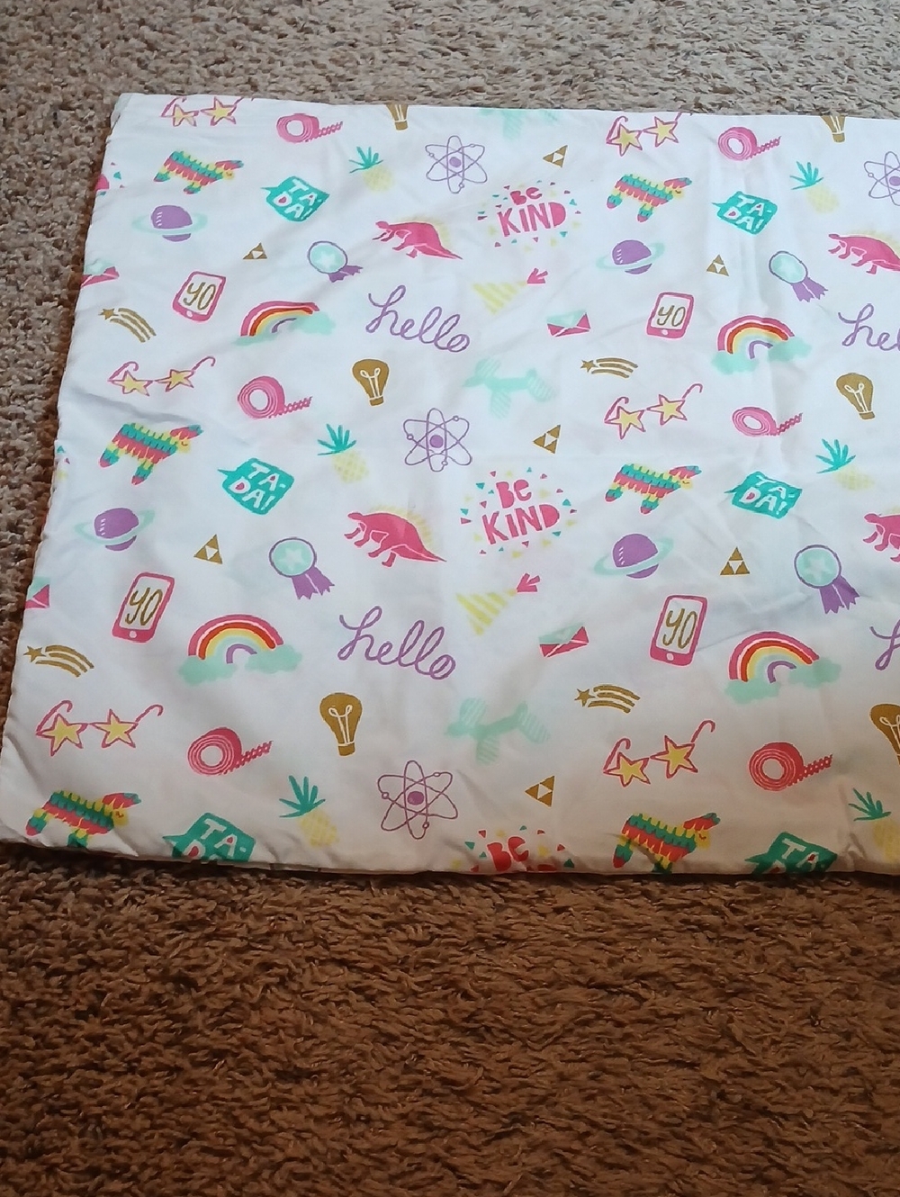 Kids Decorative Throw Pillow Cover - Multicolor Pattern